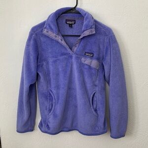 Patagonia Purple Fleece Sweatshirt